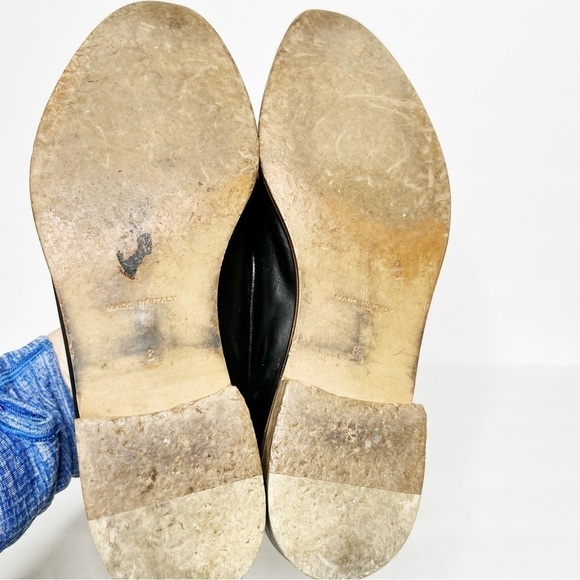 Everlane The Modern Loafer Black Leather Flats Size 8 Made in Italy Women’s - Picture 5 of 6